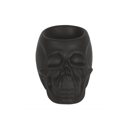 Black Skull Oil Burner - DuvetDay.co.uk