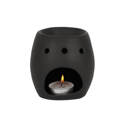 Black Skull Oil Burner - DuvetDay.co.uk