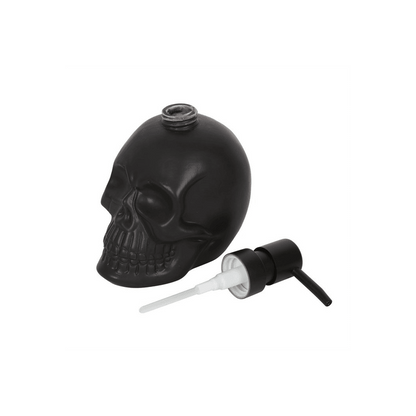 Black Skull Soap Dispenser - DuvetDay.co.uk