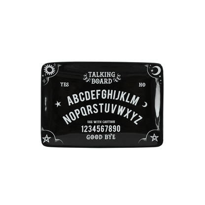 Black Talking Board Trinket Dish - DuvetDay.co.uk