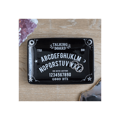 Black Talking Board Trinket Dish - DuvetDay.co.uk