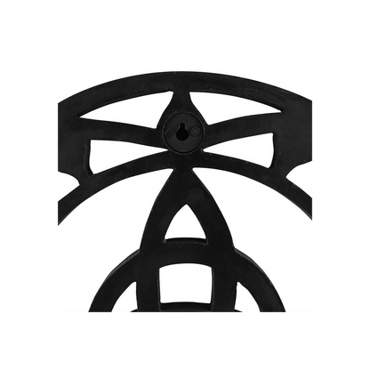 Black Wooden Triquetra Wall Art - DuvetDay.co.uk
