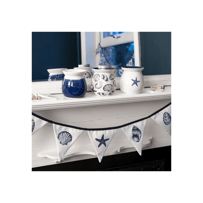 Blue Reactive Glaze Oil Burner - DuvetDay.co.uk