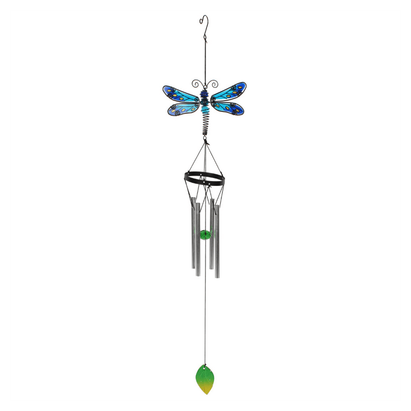 Blue Spotted Dragonfly Windchime - DuvetDay.co.uk