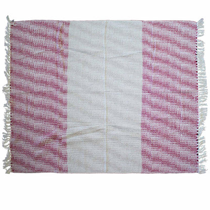 Boho Comfort Throws - 125x150cm - Ruby Two Tone - DuvetDay.co.uk