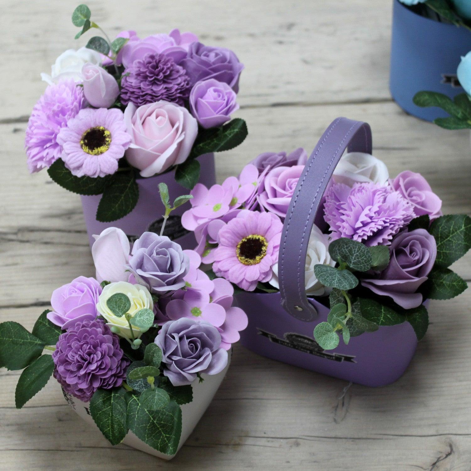 Bouquet Petite Flower Pot - Soft Lavender