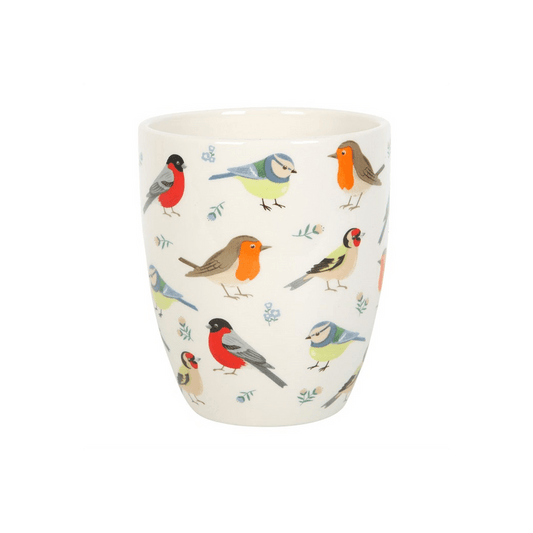 British Garden Birds Ceramic Plant Pot - DuvetDay.co.uk
