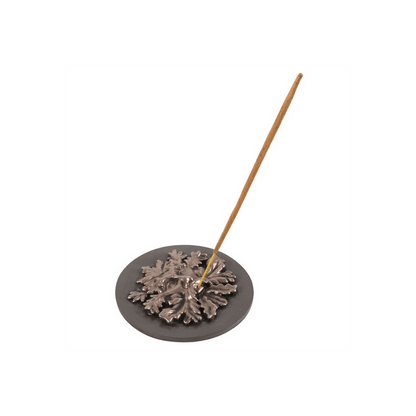 Bronze Green Man Incense Stick Holder - DuvetDay.co.uk
