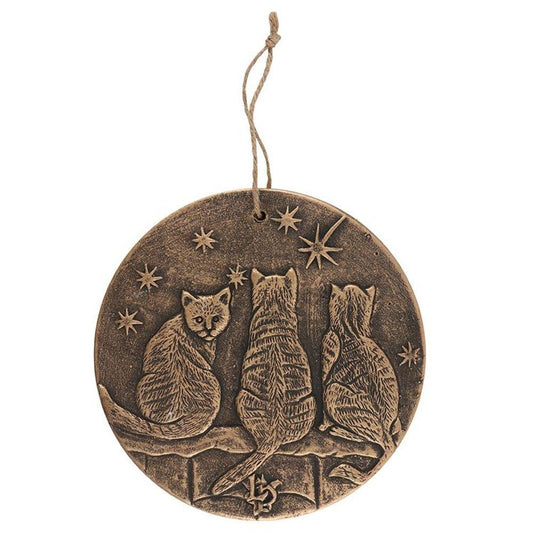 Bronze Wish Upon A Star Terracotta Plaque by Lisa Parker - DuvetDay.co.uk