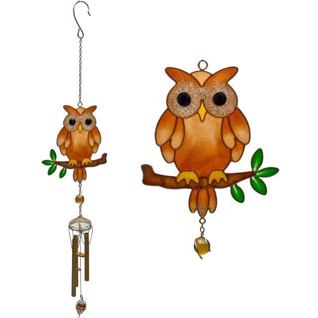 Brown Owl Windchime - DuvetDay.co.uk