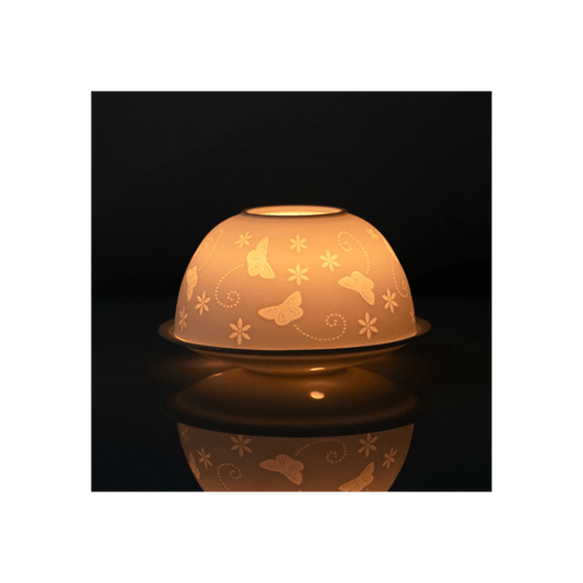 Butterfly Dome Tealight Holder - DuvetDay.co.uk