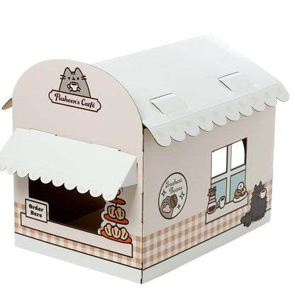 Cardboard Cat Den Playhouse - Pusheen the Cat - DuvetDay.co.uk