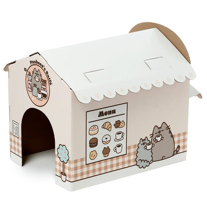 Cardboard Cat Den Playhouse - Pusheen the Cat - DuvetDay.co.uk