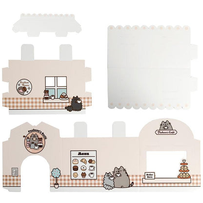 Cardboard Cat Den Playhouse - Pusheen the Cat - DuvetDay.co.uk