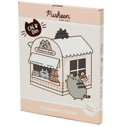 Cardboard Cat Den Playhouse - Pusheen the Cat - DuvetDay.co.uk