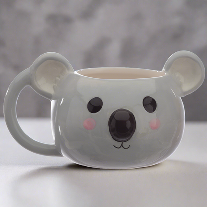 Ceramic Shaped Head Mug - Adoramals Koala