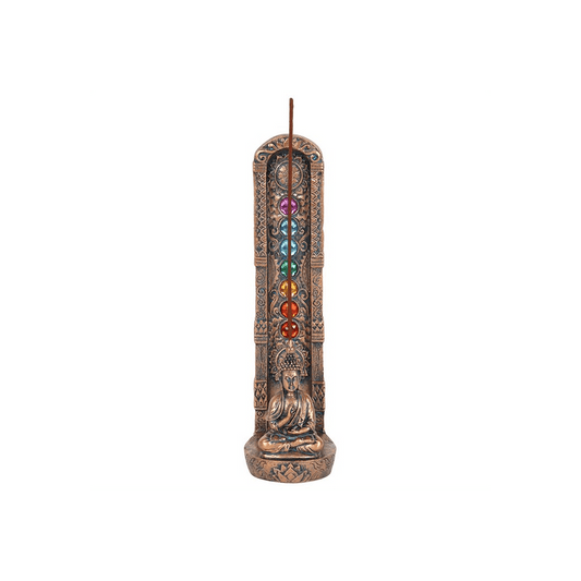 Chakra and Buddha Incense Holder - DuvetDay.co.uk