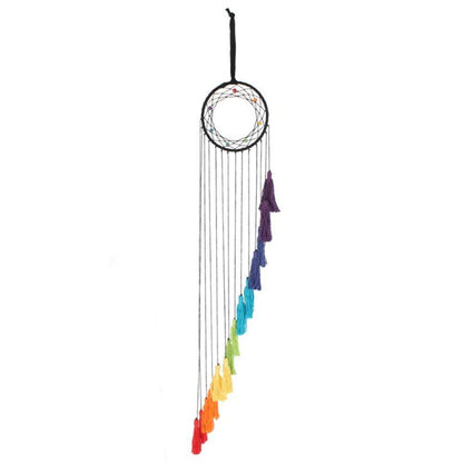 Chakra Style Multicolour Dreamcatcher - DuvetDay.co.uk