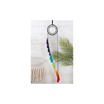 Chakra Style Multicolour Dreamcatcher - DuvetDay.co.uk