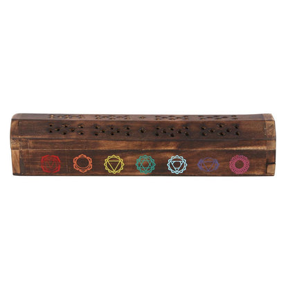 Chakra Wooden Mixed Incense Box Set - DuvetDay.co.uk