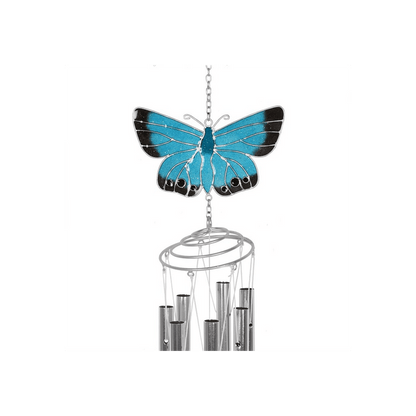Chalkhill Blue Butterfly Windchime - DuvetDay.co.uk