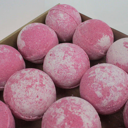 Cherry Jumbo Bath Bomb - DuvetDay.co.uk
