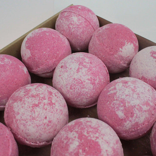 Cherry Jumbo Bath Bomb - DuvetDay.co.uk