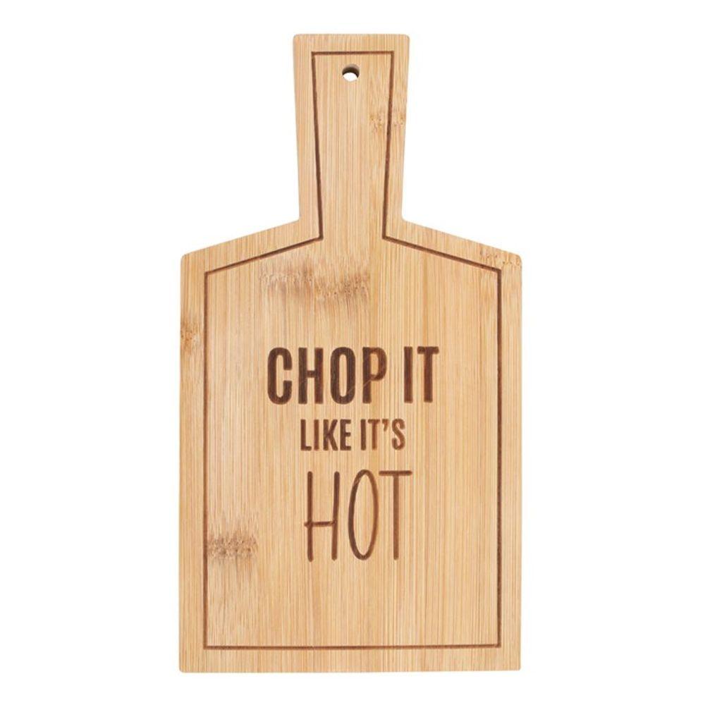 Chop It Like It's Hot Bamboo Serving Board - DuvetDay.co.uk