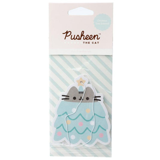 Christmas Tree Pusheen the Cat Christmas Cookie Scented Air Freshener - DuvetDay.co.uk
