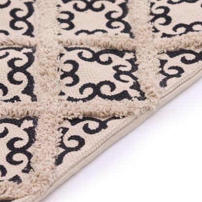 Classic Cushion Cover - Lux Criss-Cross & Print - 45x45cm - DuvetDay.co.uk