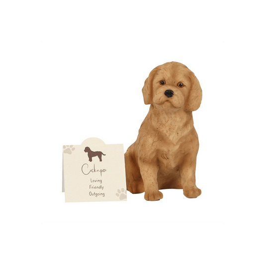 Cockapoo Resin Dog Ornament - DuvetDay.co.uk