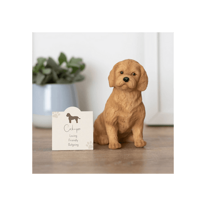 Cockapoo Resin Dog Ornament - DuvetDay.co.uk