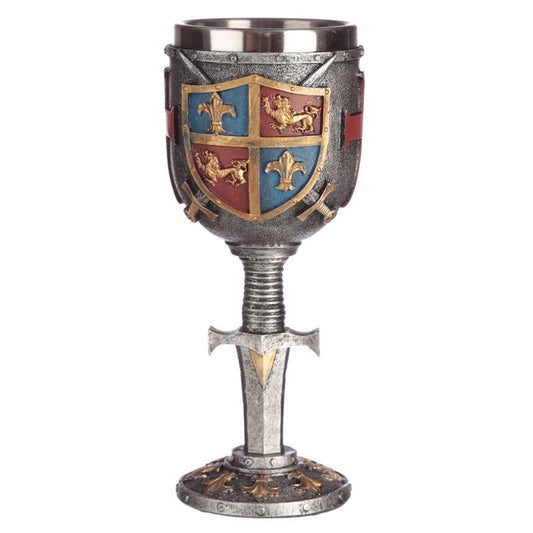 Collectable Decorative Coat of Arms Goblet - DuvetDay.co.uk