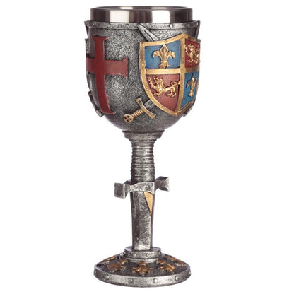 Collectable Decorative Coat of Arms Goblet - DuvetDay.co.uk