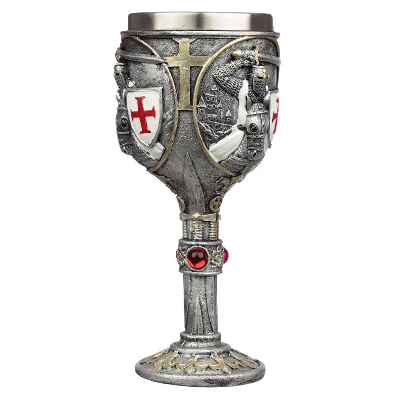 Collectable Decorative Crusader Knight Goblet - DuvetDay.co.uk