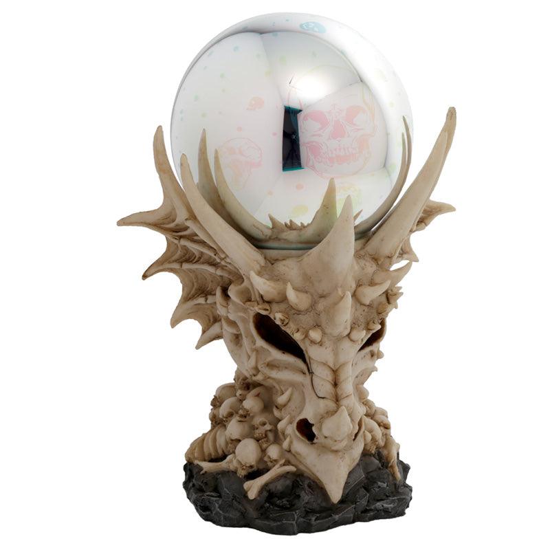 Collectable Metallic Dragon Skull LED Orb