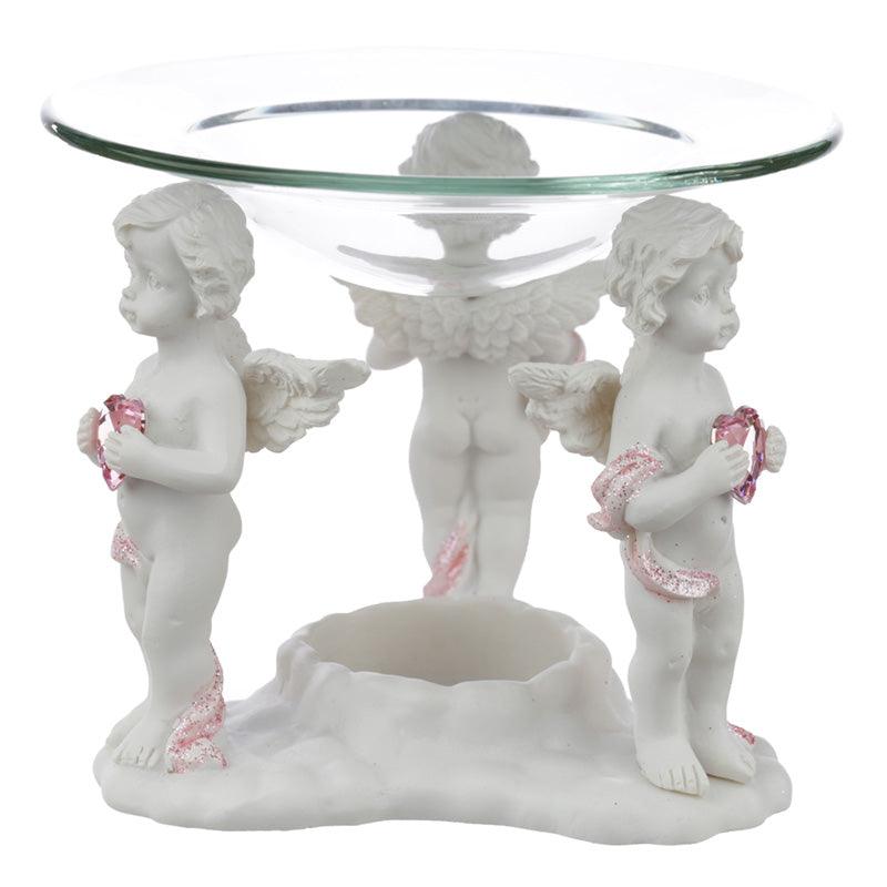 Collectable Peace of Heaven Cherub - Call of the Heart Oil & Wax Burner - DuvetDay.co.uk