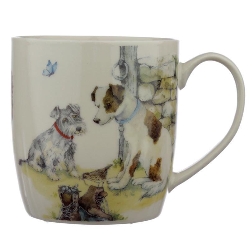 Collectable Porcelain Mug - Jan Pashley Dog Design - DuvetDay.co.uk