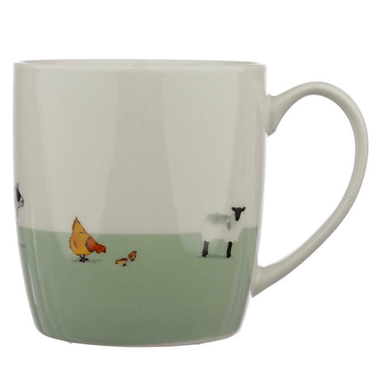 Collectable Porcelain Mug - Willow Farm - DuvetDay.co.uk