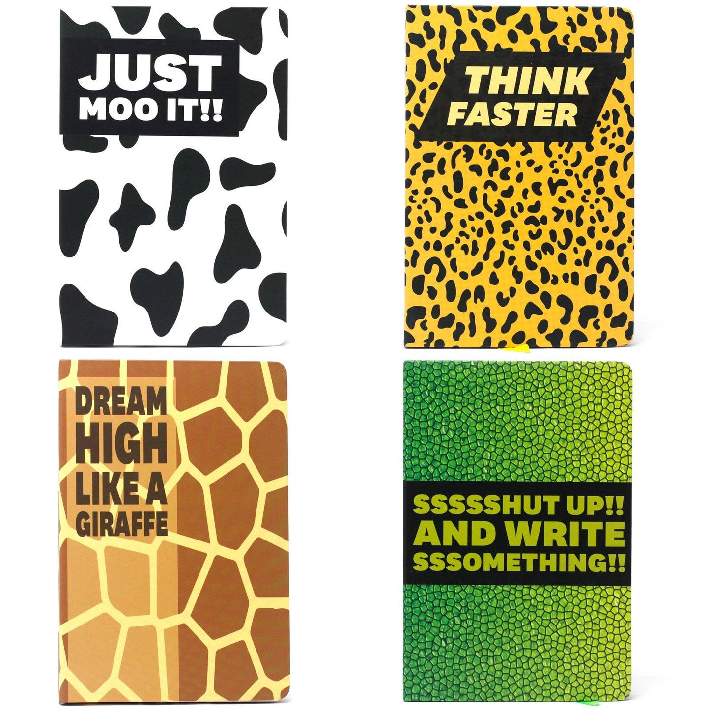 Cool A5 Notebook - Assorted Designs - Animal Encouragement