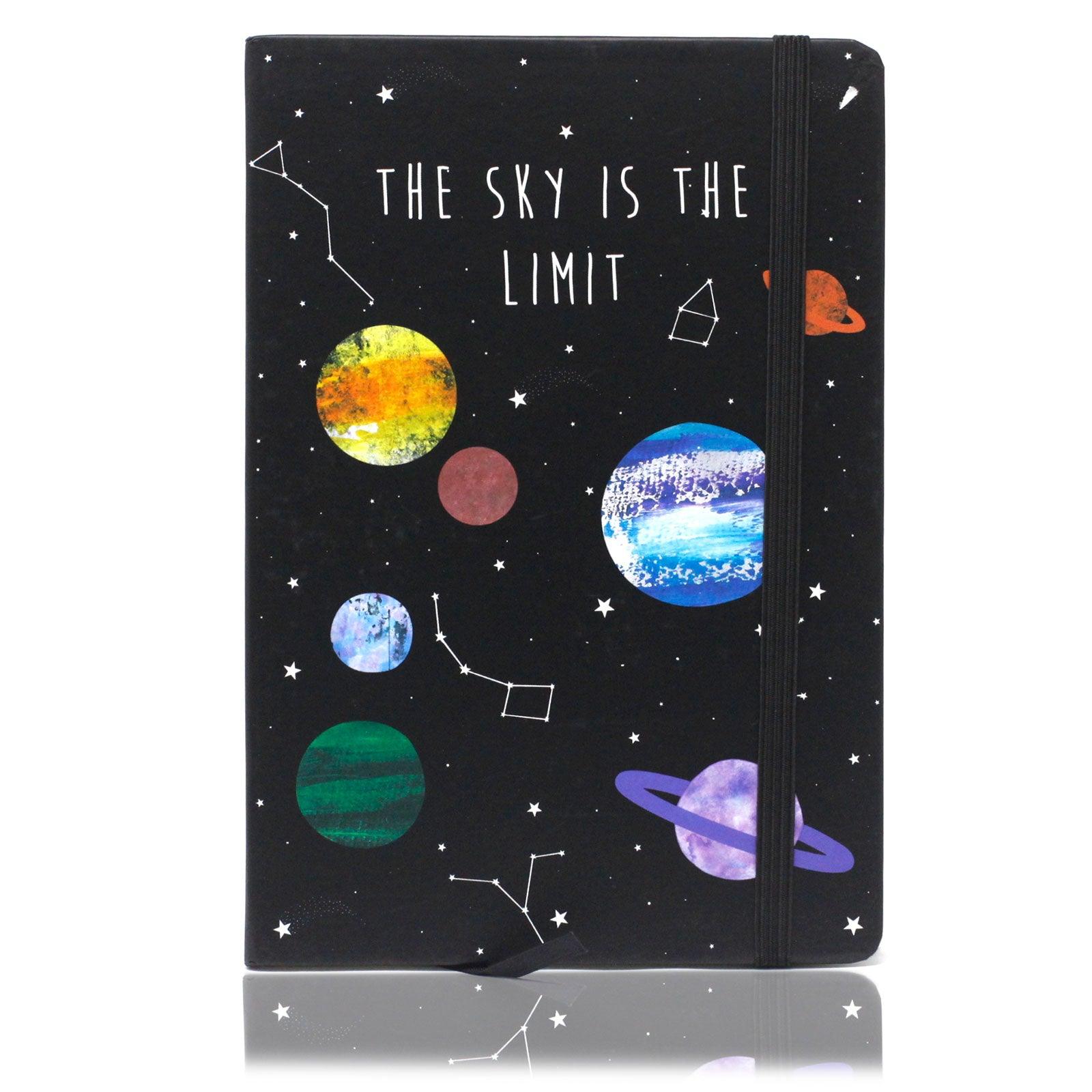 Cool A5 Notebook - Assorted Designs - Sky is the Limit - DuvetDay.co.uk