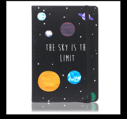 Cool A5 Notebook - Assorted Designs - Sky is the Limit - DuvetDay.co.uk