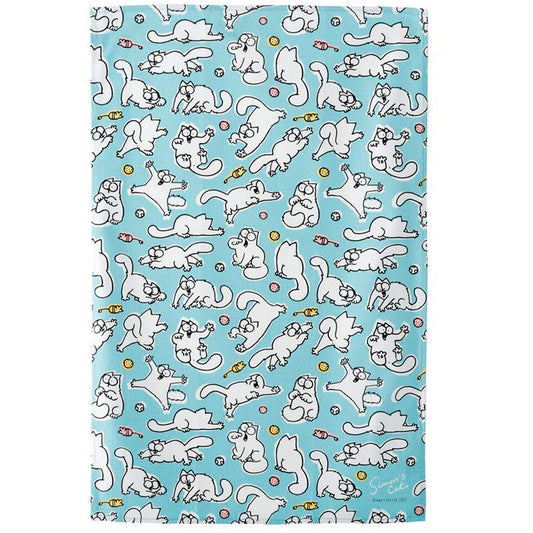 Cotton Tea Towel - Simon's Cat 2021 - DuvetDay.co.uk
