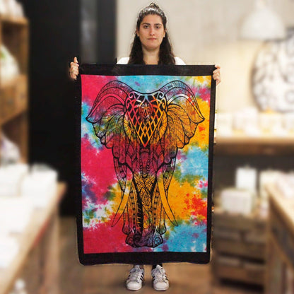 Cotton Wall Art - Elephant - DuvetDay.co.uk