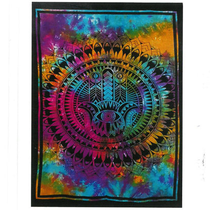 Cotton Wall Art - Hamsa Hand - DuvetDay.co.uk