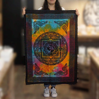 Cotton Wall Art - Sacred OM - DuvetDay.co.uk