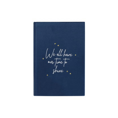 Crescent Moon Velvet Notebook - DuvetDay.co.uk