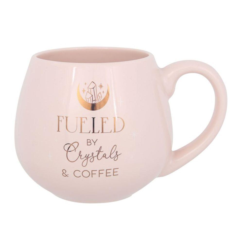 Crystals and Coffee Rounded Mug - DuvetDay.co.uk