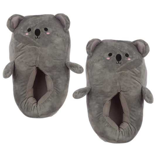 Cute Koala Unisex One Size Pair of Plush Slippers