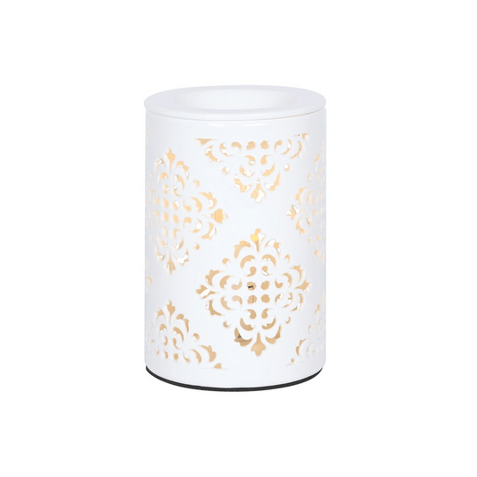 Damask Cut Out Electric Oil Burner - DuvetDay.co.uk